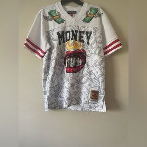 Money Talks Graphic Jersey Shirt